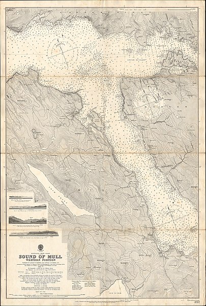 File:Admiralty Chart No 3718 Sound of Mull western portion, Published 1909.jpg