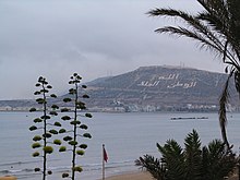 Muhammad al-Shaykh built the Kasbah of Agadir on top of the hill dominating the city. Agadir Kasbah 1000.JPG