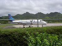 Air Rarotonga plane. 
 JPG