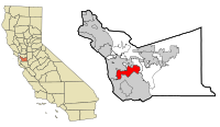 Alameda County California Incorporated and Unincorporated areas Union City Highlighted.svg