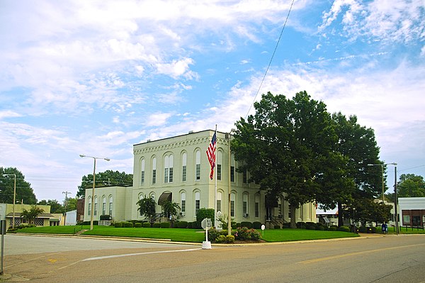 Crockett County Courthouse in Alamo