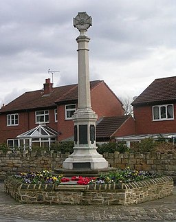 Allerton Bywater War Memorial - Main Street - geograph.org.uk - 741087