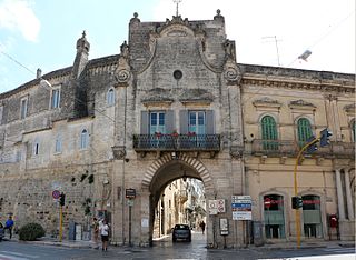 Porta Bari (Altamura) Gate in the old city wall of Altamura, Italy