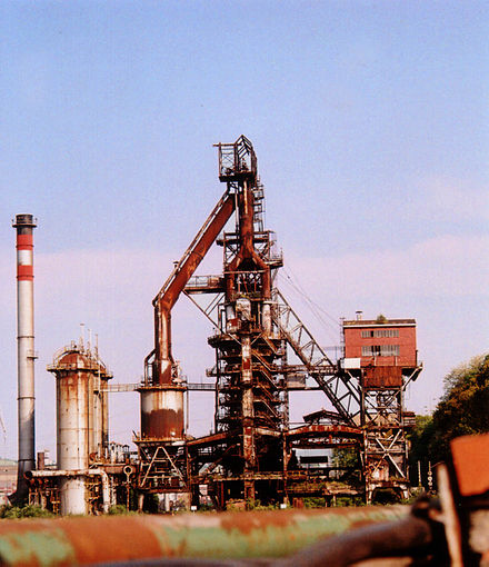 Old blast furnace at Sestao, Biscay
