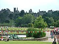 View of the castle grounds