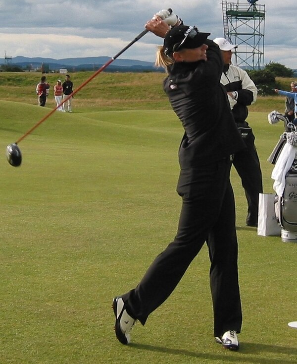 Sörenstam at the Women's British Open in 2007