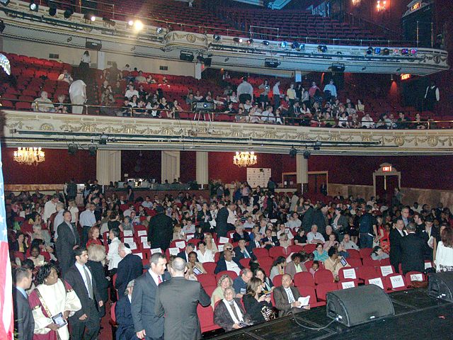 The auditorium as seen from the stage
