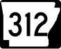 Highway 312 marker