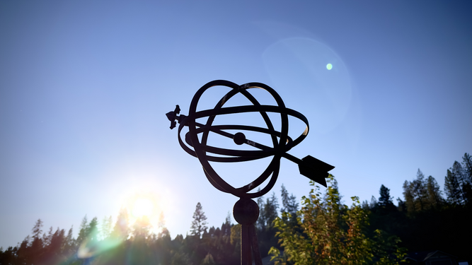 Armillary Sphere Silhouette