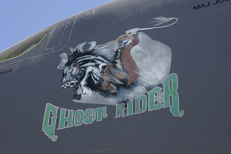 File:B-1 Lancer Nose Art Ghost Rider.jpg