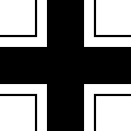 Emblemat Wehrmachtu tzw. Balkenkreuz (Heer i Luftwaffe) w latach 1939–1945