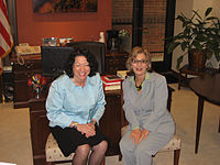 Senator Barbara Boxer meeting with Sotomayor. Barbara Boxer Sonia Sotomayor.jpg