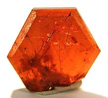 An example of a fluorocarbonate: bastnasite from Zagi Mountain, Federally Administered Tribal Areas, Pakistan. Size: 1.5x1.5x0.3 cm. Bastnasite-(Ce)-177535.jpg