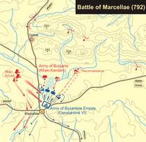 Map of the Battle of Marcellae