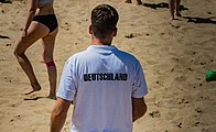 Deutsch: Beachhandball U-17-Europameisterschaften 2019 (Beach handball Euro); Tag 4: 30. Juni – Mädchen, Halbfinale, Niederlande-Deutschland 0:2 (25:30, 18:19) English: 2019 Women's Ech Beach Handball 17; Day 4: 30 June 2019 – Girls Bronze Medal Match – Netherlands Vs. Germany 0:2 (25:30, 18:19)