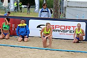 Deutsch: Beachhandball Europameisterschaften 2019 (Beach handball Euro); Tag 3: 4. Juli 2019 – Frauen, Hauptrunde Gruppe II, Ukraine-Italien 2:0 (20:16, 20:16) English: Beach handball Euro; Day 3: 4 July 2019 – Women Main Round Group II – Ukraine-Italy 2:0 (20:16, 20:16)