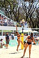 Deutsch: Beachvolleyball bei den Olympischen Jugendspielen 2018; Tag 9, 15. Oktober 2018; Mädchen, Viertelfinale: Italien-China 2–0 (21–16/21–9) English: Beach volleyball at the 2018 Summer Youth Olympics at 15 October 2018 – Girls Quarterfinals: Italy-China 2–0 (21–16/21–9)