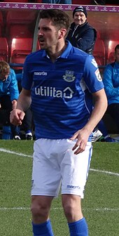 Strevens playing for Eastleigh in 2017 Ben Strevens 2017-03-04 2.jpg