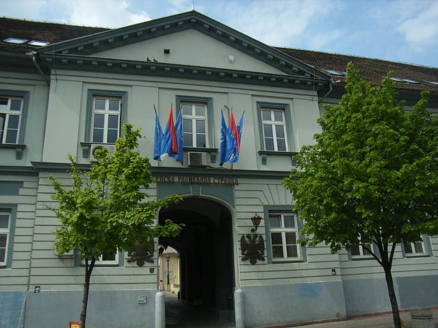 The Serbian Radical Party headquarters in Zemun, Belgrade