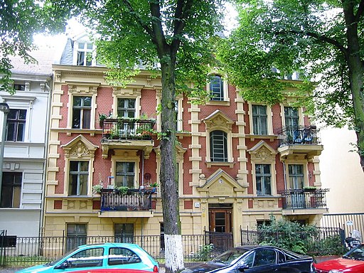 Berlin-Mariendorf Prühßstraße 26 Denkmal Wiechert 1888 und 1898 Lau