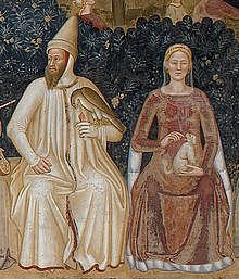 Bernabo s manželkou Beatricí