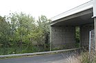 Ponte que permite a passagem pela autoestrada A9 para o Hérault.