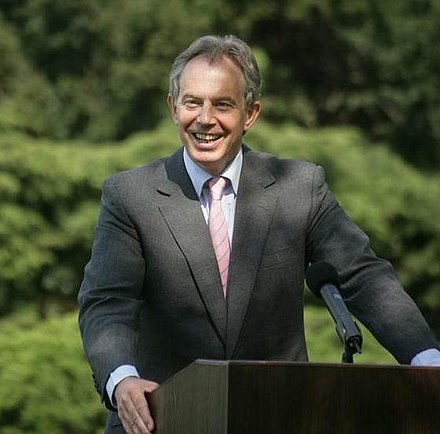 Blair in Poland, 2007