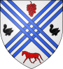 Blason de la ville de Pocé-sur-Cisse (37). 
 svg