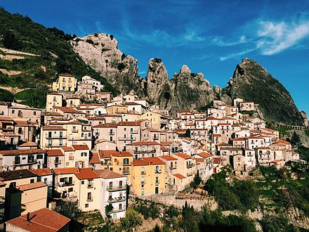 The village of Castelmezzano