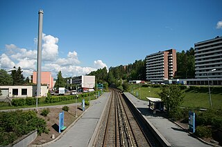 <span class="mw-page-title-main">Bogerud (station)</span> Oslo metro station