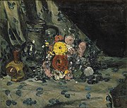Bouquet au dahlia jaune, par Paul Cézanne, FWN 718.jpg