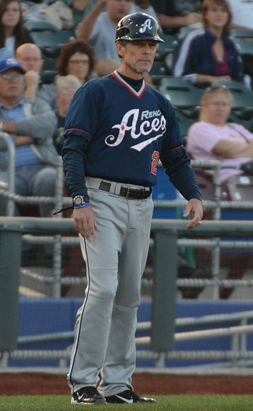 Butler as manager for the Reno Aces in 2012