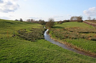 Morcott Brook Stream in Rutland, England