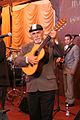 Felix Martinez of Grupo Compay Segundo with an armónico.