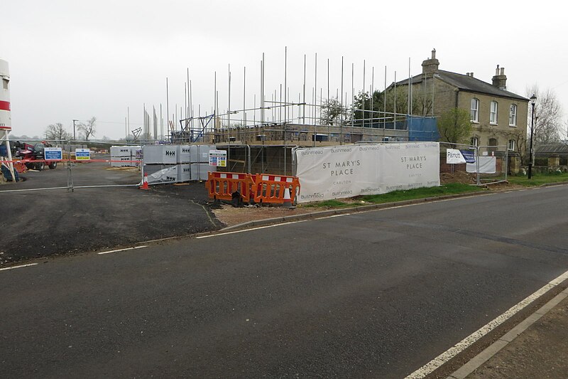 File:Building works in Carlton - geograph.org.uk - 6112621.jpg