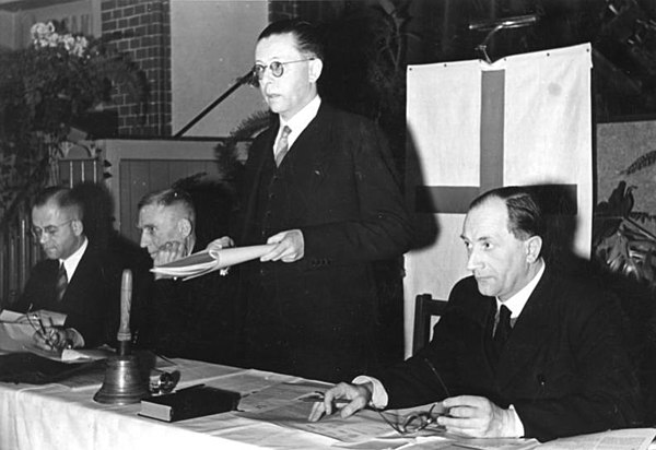 Heinemann, at the general synod of the Protestant Church in Germany, 1949