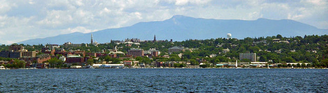 Image: Burlington vermont skyline