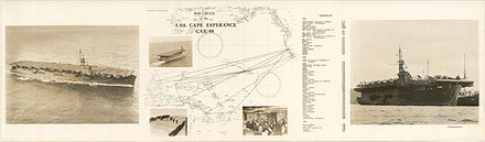 The sailing log of Cape Esperance, published in May 1946.