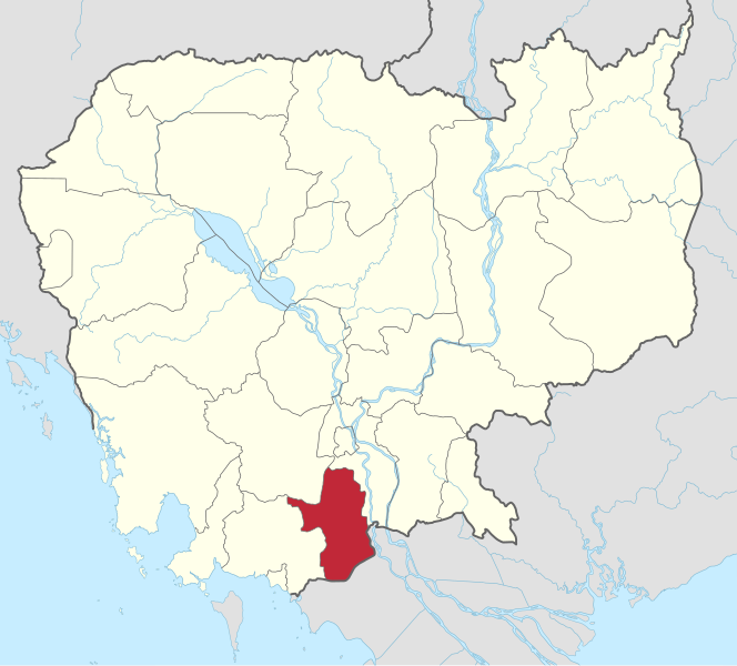 File:Cambodia Takéo Province locator map.svg