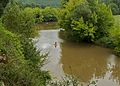 1017) Canoës sur la Vézère, après l'orage. 17 novembre 2011