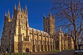 La catedral de Canterbury, Inglaterra