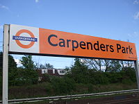 Carpenders Park station Carpenders Park stn signage.JPG