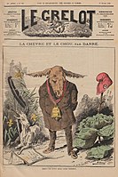 Couverture de Le Grelot par G. Darré, 1er février 1880.