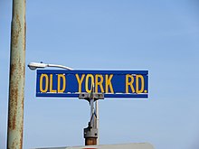 Sign for Old York Road in Cheltenham Township, Pennsylvania Cheltenhamtownship 04.JPG