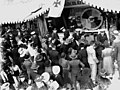 Chocolate Wheel at the Ambulance stall, Exhibition Ground, Brisbane, 1938 (7642246644).jpg