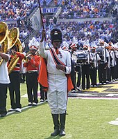 Baltimore City College Marching Knights' halftime show at M&T Bank Stadium, November 10, 2007 CityPolyhalftime.jpg