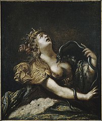 ファイル:Claude Vignon - Cléopâtre se donnant la mort.jpg - Wikipedia