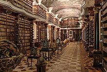 The National Library in Prague Clementinum baroque library 7.jpg