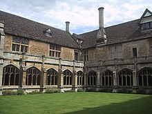 Lacock Abbey in Wiltshire, an Augustinian nunnery converted into an aristocratic mansion and country estate Cloisters at Laycock Abbey - geograph.org.uk - 1427064.jpg