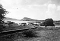 Collectie NMvWereldculturen, TM-10021674, Repronegatief 'Buisleiding naar de olietanks van de Curaçaose Petroleum Industrie Maatschappij (CPIM) aan het Schottegat (?)', fotograaf niet bekend, 1910-1943.jpg